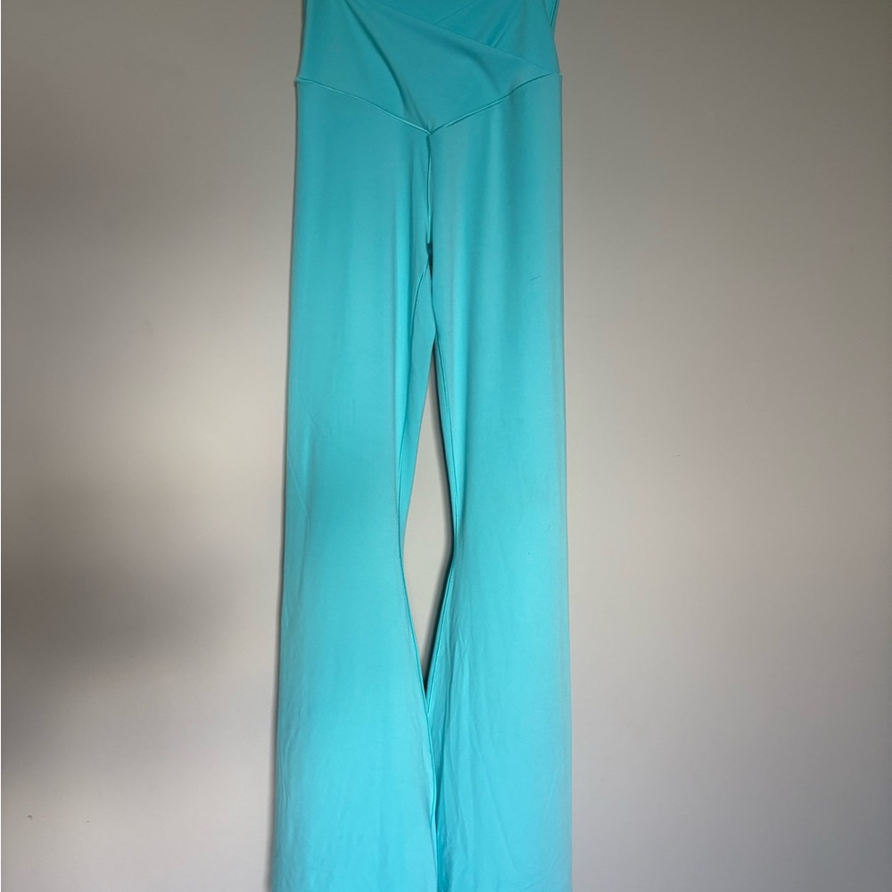 Aerie Blue Boot Cut Jumpsuit with Flare